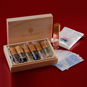 MINI CRYSTAL ESSENTIAL OIL ROLLER GIFT BOX